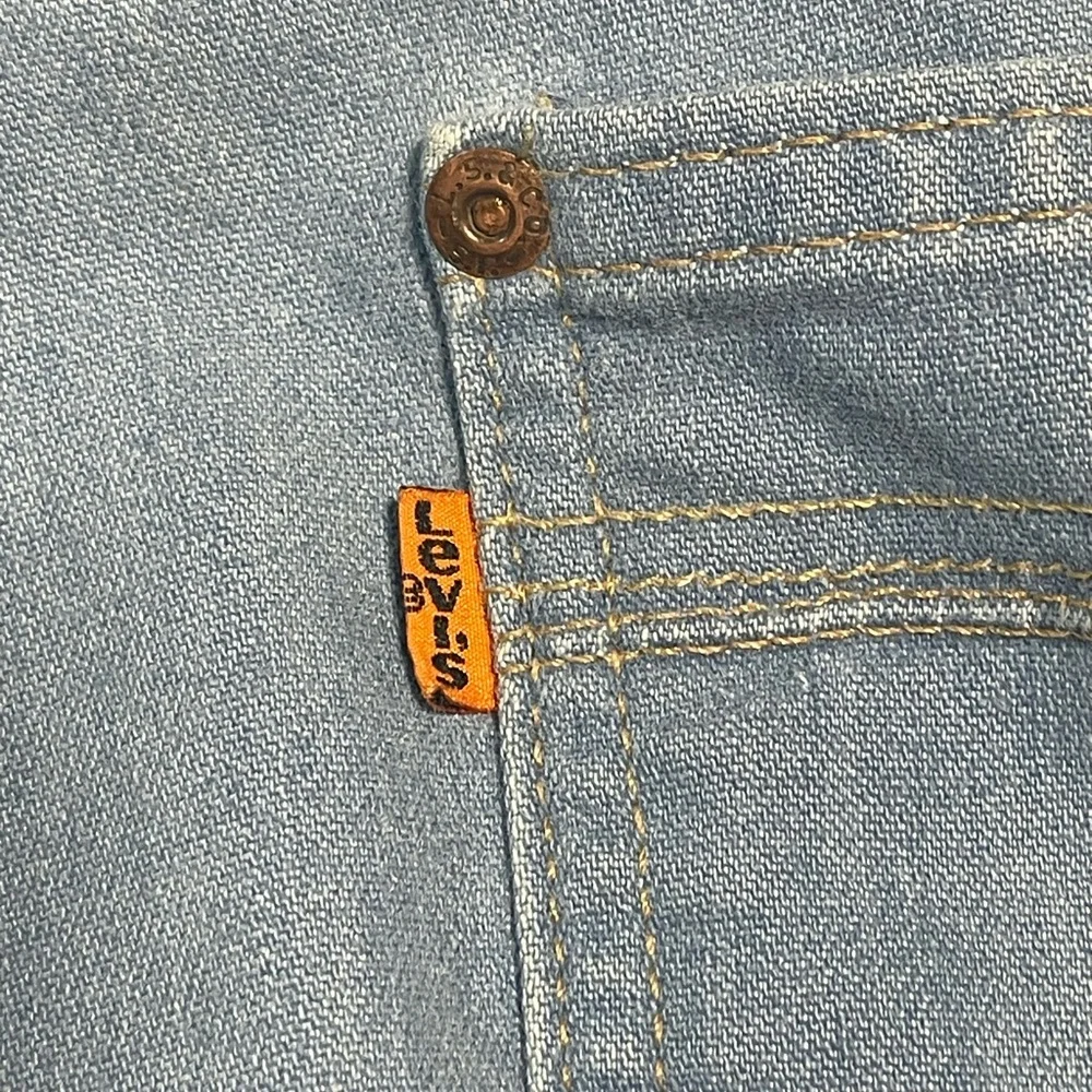 W38 L29 Vintage Levi's Orange Tag Light Blue Denim Jeans Made‎ USA